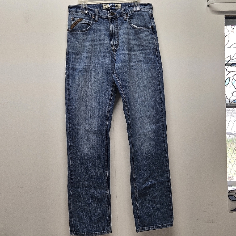 ARIAT Brandon M2 Traditional Relaxed Fit Legacy Boot Cut Jeans Size 33 Actual 31